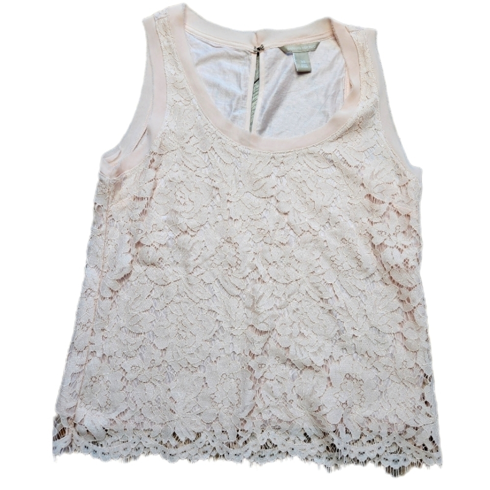 Banana Replublic lace pink blouse Size XS